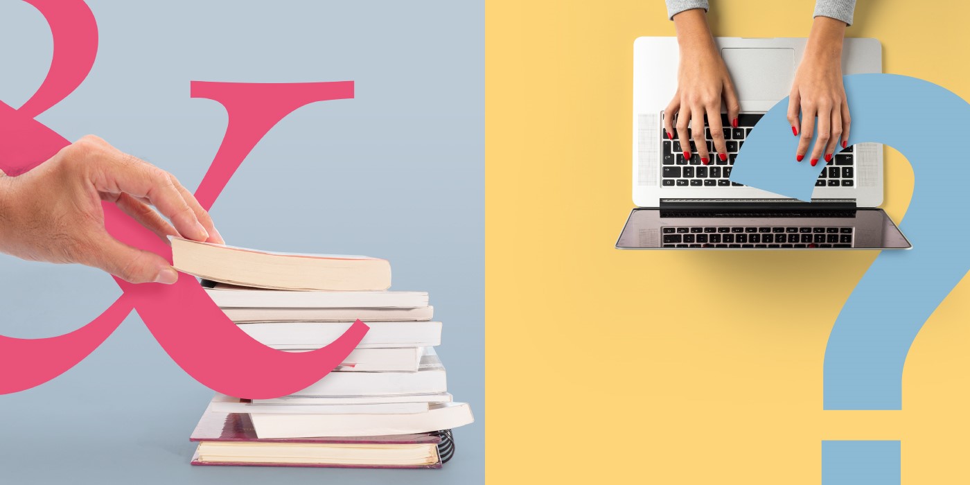 Search and pick up your books