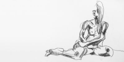 Life drawing sketch