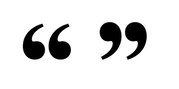 a set of quotation marks
