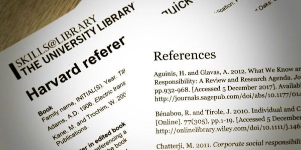 Example of Leeds Harvard referencing