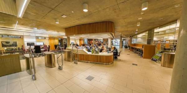 Laidlaw Library entrance